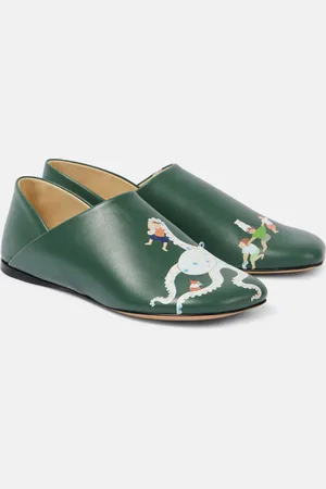 Loewe X Suna Fujita Toy leather loafers