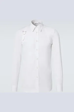 Alexander McQueen Arrow cotton poplin Oxford shirt
