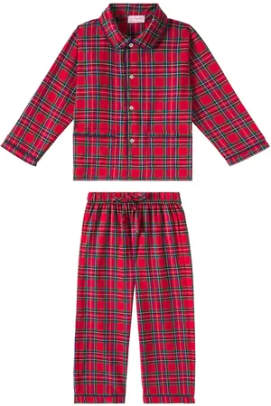 La Coqueta Navidad plaid cotton pajamas
