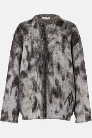 The Attico Leopard-print jacquard sweater