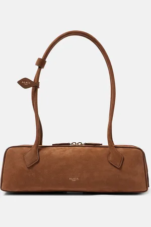 Alaïa AlaÃ¯a Le Teckel suede shoulder bag