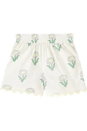 Stella McCartney Printed cotton Bermuda shorts