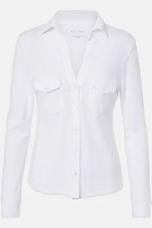 NILI LOTAN Liam cotton shirt