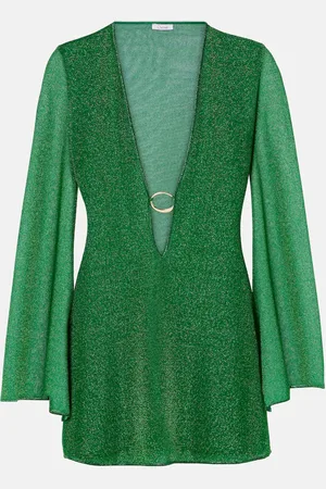 Oseree OsÃ©ree LumiÃ¨re lamÃ© kaftan