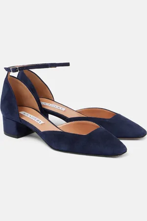 Aquazzura Asha 35 suede pumps