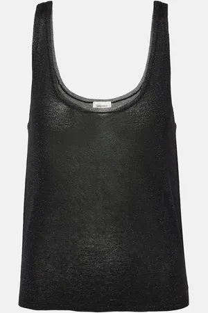 Saint Laurent LamÃ© top