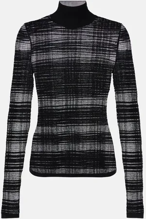 Proenza Schouler White Label Stefanie plaid cotton-blend sweater