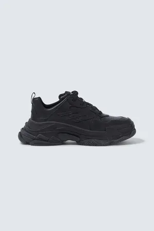 Balenciaga Triple S Sporty leather sneakers