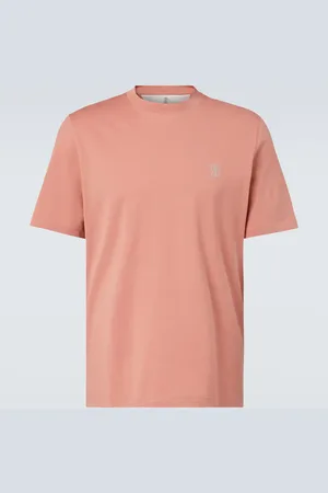 Brunello Cucinelli Logo cotton jersey T-shirt