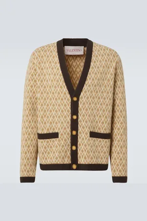 VALENTINO Toute La V virgin wool cardigan