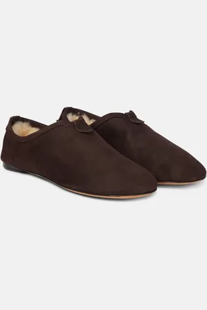 Loro Piana Floaty suede slip-on shoes