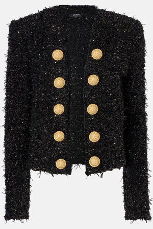 Balmain LamÃ© tweed jacket