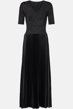 Joseph Domat pleated lurexÂ® maxi dress