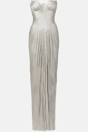 MARIA LUCIA HOHAN Jasleen silk corset gown