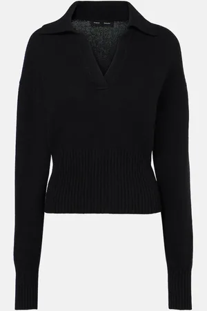Proenza Schouler Jeanne cashmere and wool polo sweater