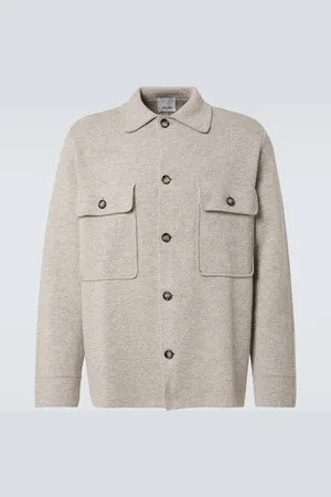 Allude Wool and cashmere overshirt