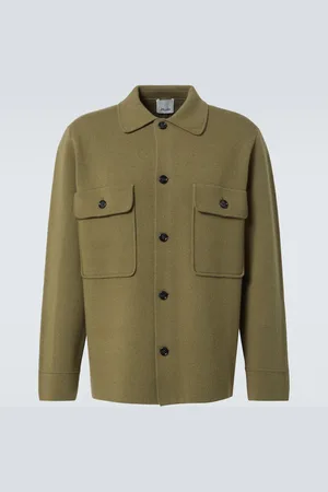 Allude Wool and cashmere overshirt