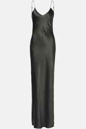 NILI LOTAN Silk slip dress