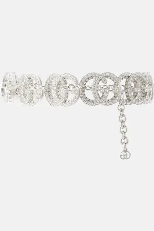 Gucci GG Marmont crystal-embellished choker