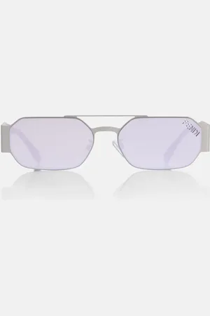 Fendi Cut Out square sunglasses