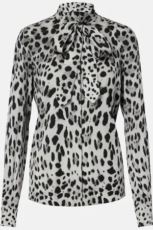 Dolce & Gabbana Leopard-print silk-blend shirt