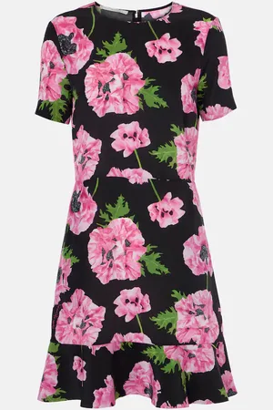 Stella McCartney Iconic floral ruffled silk minidress