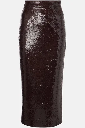 Roland Mouret Sequined midi skirt