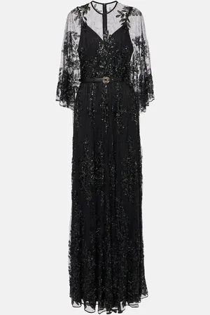 Elie saab Sequined lace gown