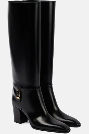 Saint Laurent Julia leather knee-high boots