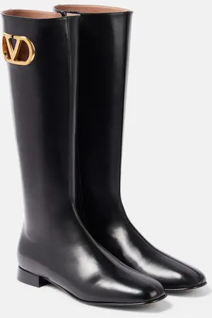 VALENTINO GARAVANI VLogo Signature leather knee-high boots