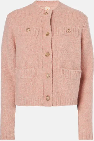 Jardin des Orangers Cropped cashmere-blend bouclÃ© cardigan
