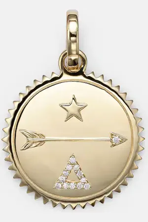 Foundrae Dream Medium 18kt pendant with diamonds
