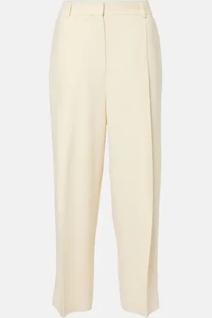 Totême Pleated low-rise straight pants