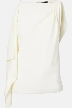 Proenza Schouler Alyssa draped crÃªpe top