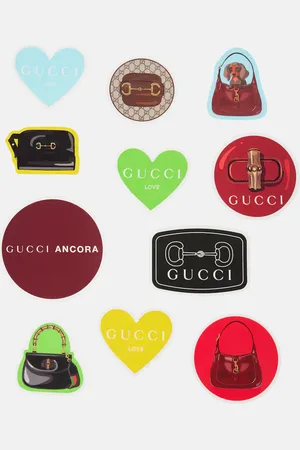 Gucci Set of 11 luggage stickers
