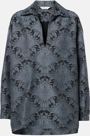 Max Mara Anemone wool-blend jacquard shirt