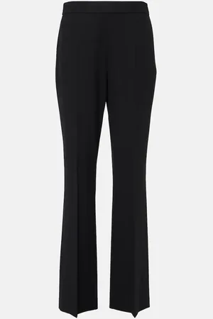 The Row Dina wool-blend straight pants