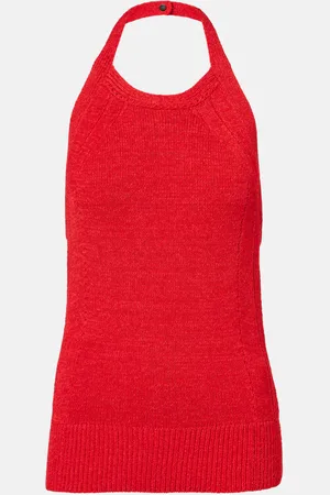 Proenza Schouler Leona knitted halterneck top