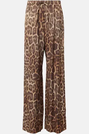 Stella McCartney Leopard-print pajama pants