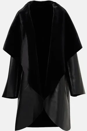 Norma Kamali Reversible faux leather coat
