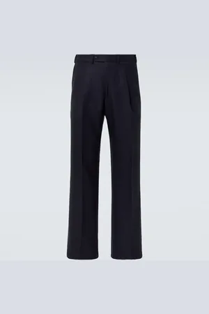 Saman Amel Amo wool twill wide-leg pants