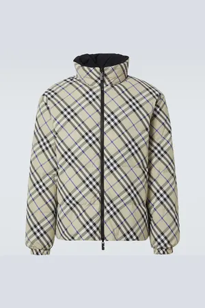 Burberry Check reversible down jacket