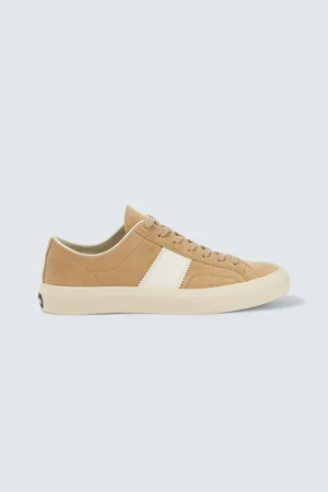 Tom Ford Cambridge leather-trimmed suede sneakers
