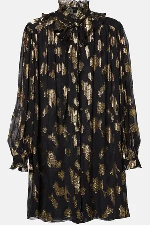 Chloé ChloÃ© Ruffled silk-blend minidress