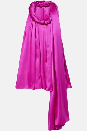 Loewe Sash silk satin minidress