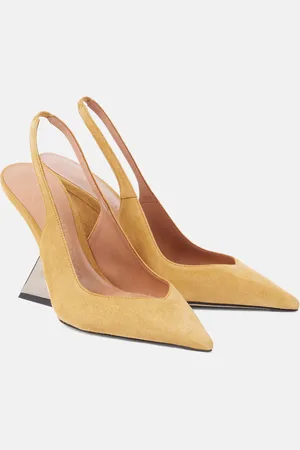 The Attico Cheope suede wedges