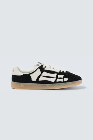 AMIRI Pacific Bones appliquÃ© suede sneakers