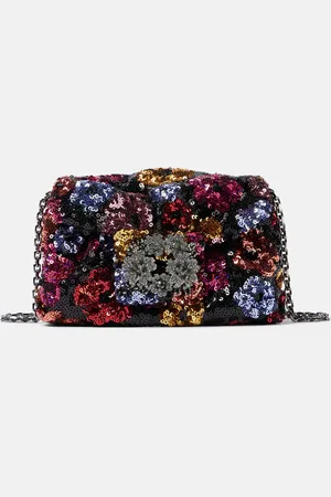 Roger Vivier Efflorescence sequined clutch