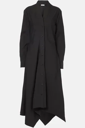 Salvatore Ferragamo Cotton-blend jersey midi dress