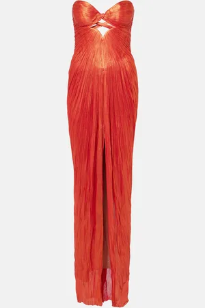MARIA LUCIA HOHAN Stephanie silk tulle corset gown